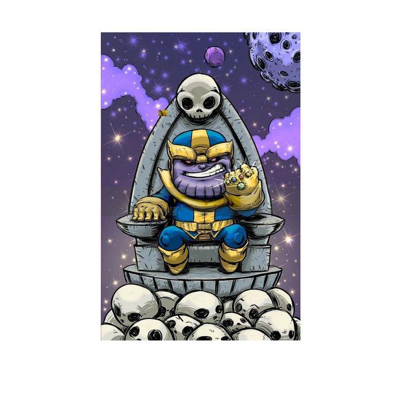 استیکر لپ تاپ و موبایل مدل سریال طرح تانوس تایتان دیوانه thanos mad titan کد 2315