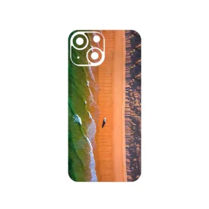 MAHOOT Beach and Green Sea Cover Sticker for Apple iPhone 13 Mini