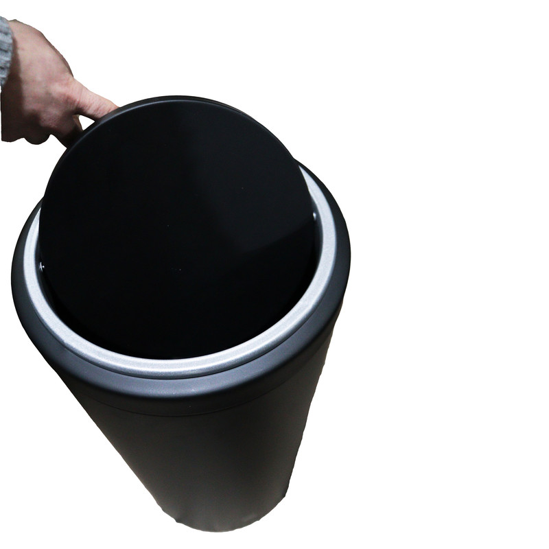 سطل زباله بهازکالا مدل استوانه ای کد YPM-BADBEZANI-60CM