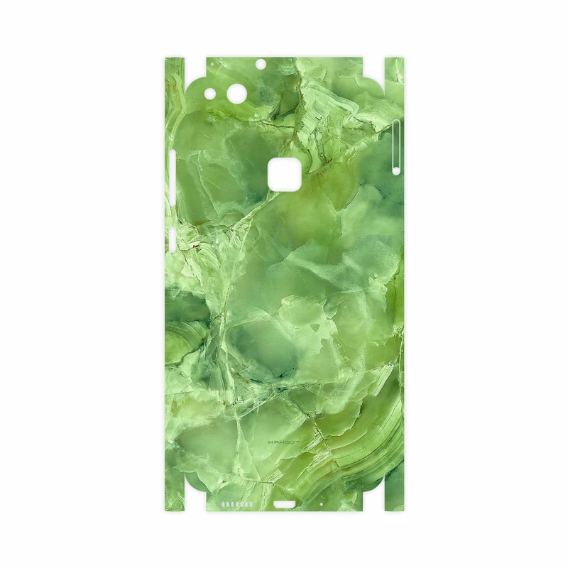 برچسب پوششی ماهوت مدل Green-Crystal-Marble-FullSkin مناسب برای گوشی موبایل هوآوی P10 Lite