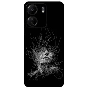 Megafone Face Sketch 7423 Cover For Xiaomi Poco C65