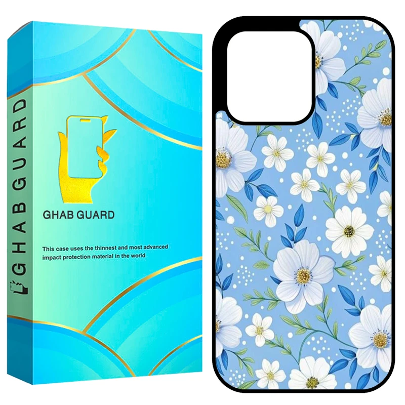 کاور قاب گارد طرح گل گلی مدل GCHP16P مناسب برای گوشی موبایل اپل iPhone 16 Pro