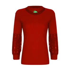 بلوز زنانه مدل 517 رنگ قرمز 