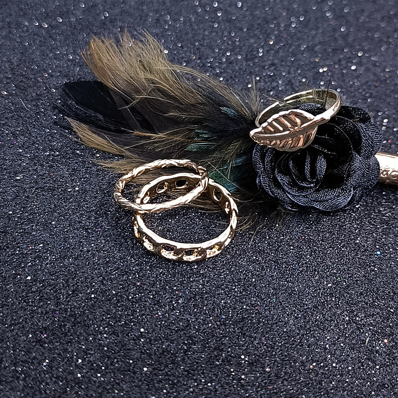 انگشتر زنانه کد RKH_1709 مجموعه 3 عددی انگشتر زنانه کد RKH_1709 مجموعه 3 عددی