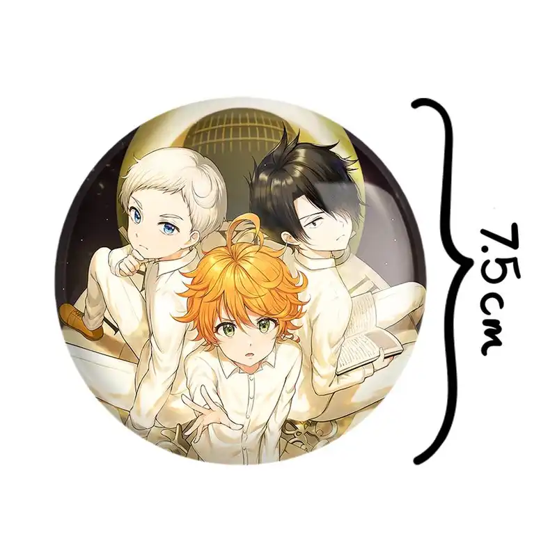 آینه جیبی خندالو مدل انیمه ناکجا آباد موعود Promised Neverland  کد 10115