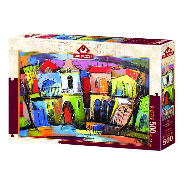 پازل 500 تکه آرت پازل مدل The Fairytale Houses كد 5093