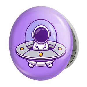 آینه جیبی خندالو طرح فضانورد مدل تاشو کد 25068 