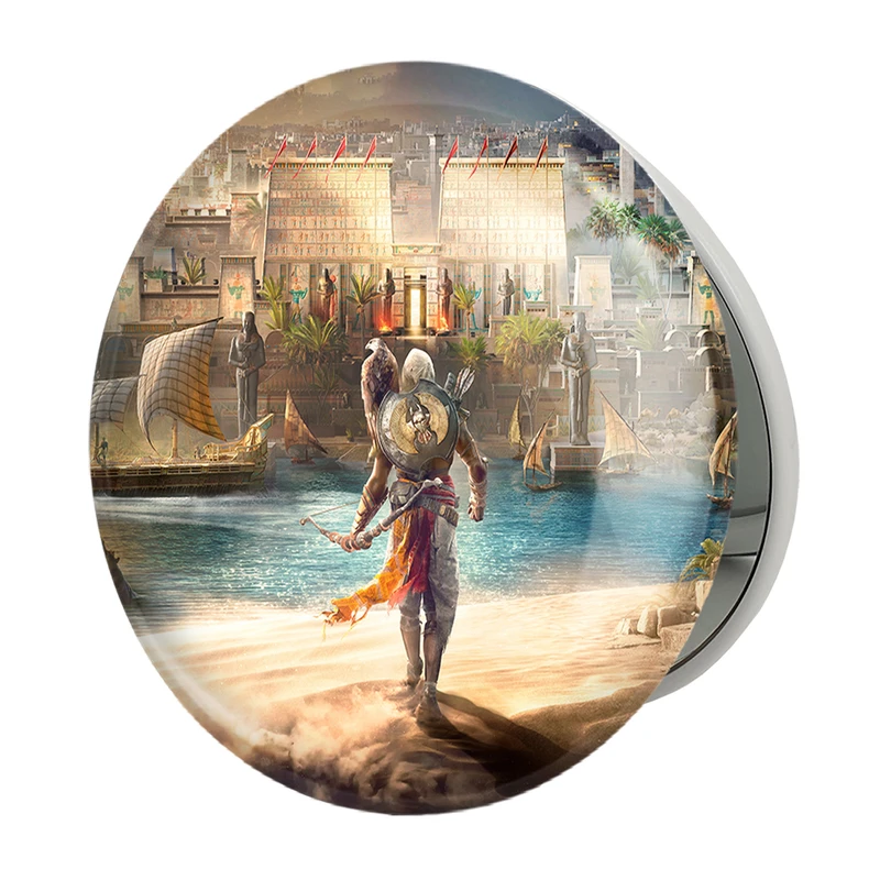 آینه جیبی خندالو طرح بازی اساسینز کرید Assassins Creed مدل تاشو کد 27922
