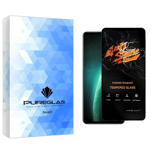 محافظ صفحه نمایش پیور گلس مدل NueGlas Antistatic مناسب برای گوشی موبایل ریلمی Narzo 60X