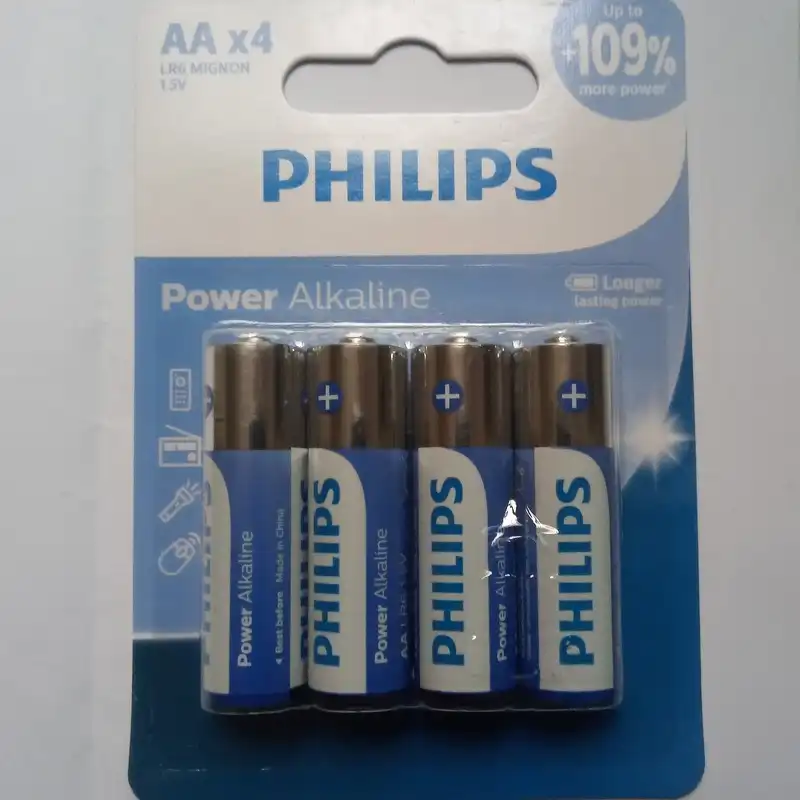 باتری قلمی فیلیپس مدل پاور آلکالاین بسته چهار عددی