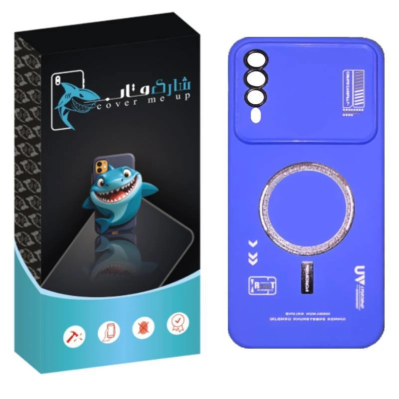 کاور شارک قاب مدل RT طرح مگ سیف مناسب برای گوشی موبایل سامسونگ Galaxy A50 / A50s / A30s