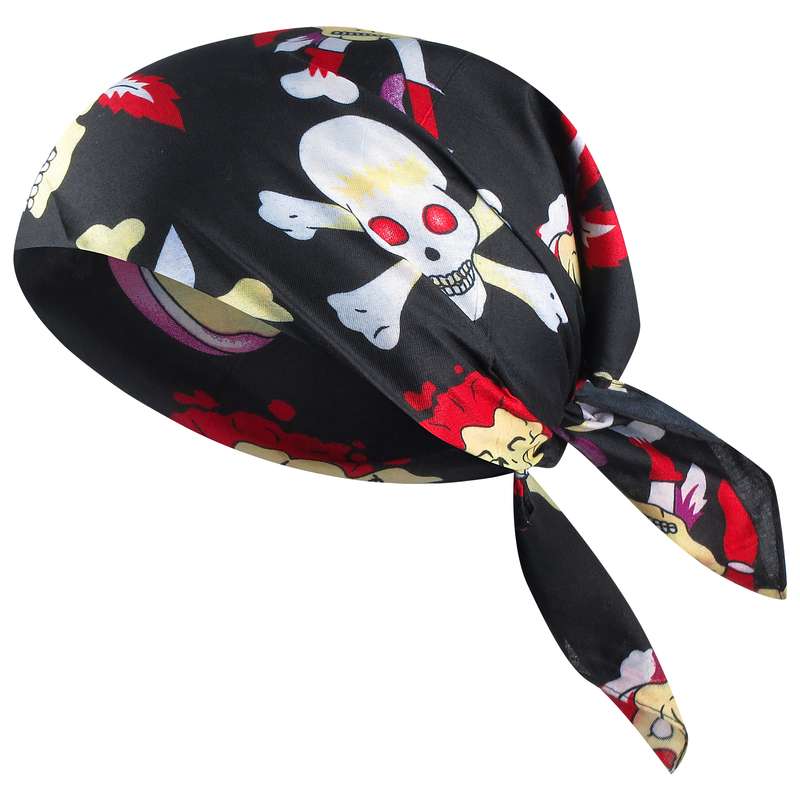 دستمال سر و گردن مدل اسکلت برگی