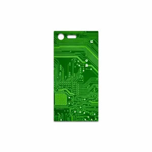 MAHOOT Green Printed Circuit Board Cover Sticker for Sony Xperia X Compact