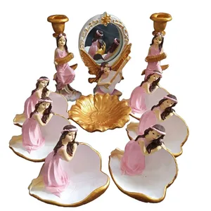 مجموعه ظروف هفت سین 10 پارچه مدل فرشته کد A53