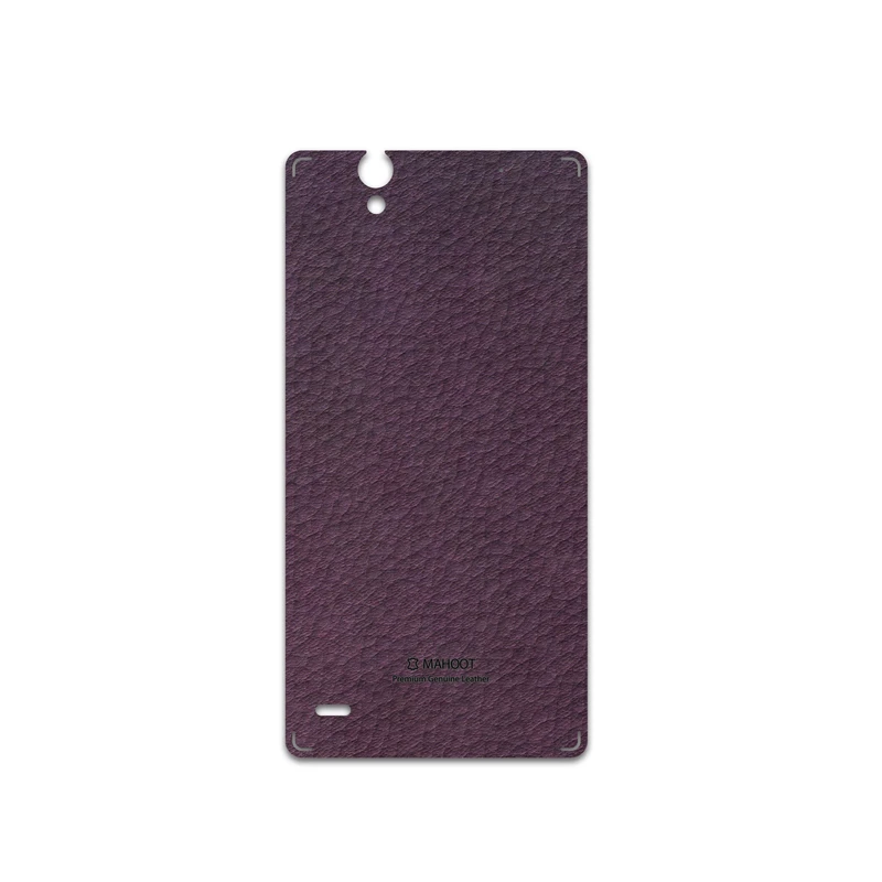برچسب پوششی ماهوت مدل Purple-Leather مناسب برای گوشی موبایل سونی Xperia C4