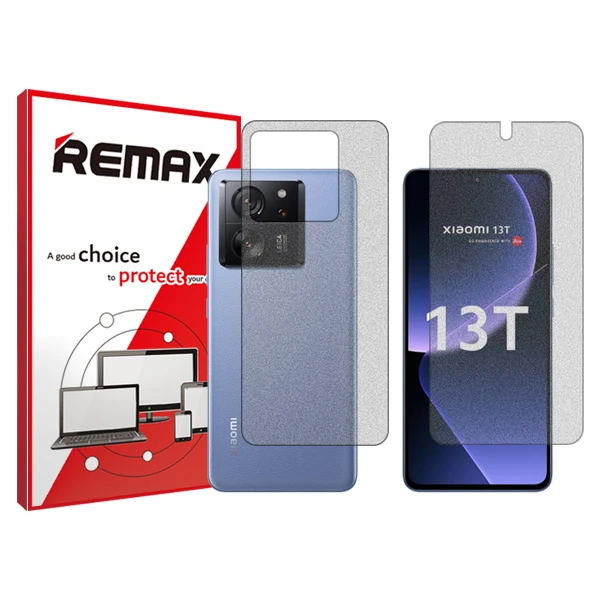 محافظ صفحه نمایش مات ریمکس مدل HyMTT مناسب برای گوشی موبایل شیائومی 13T 5G به همراه محافظ پشت گوشی