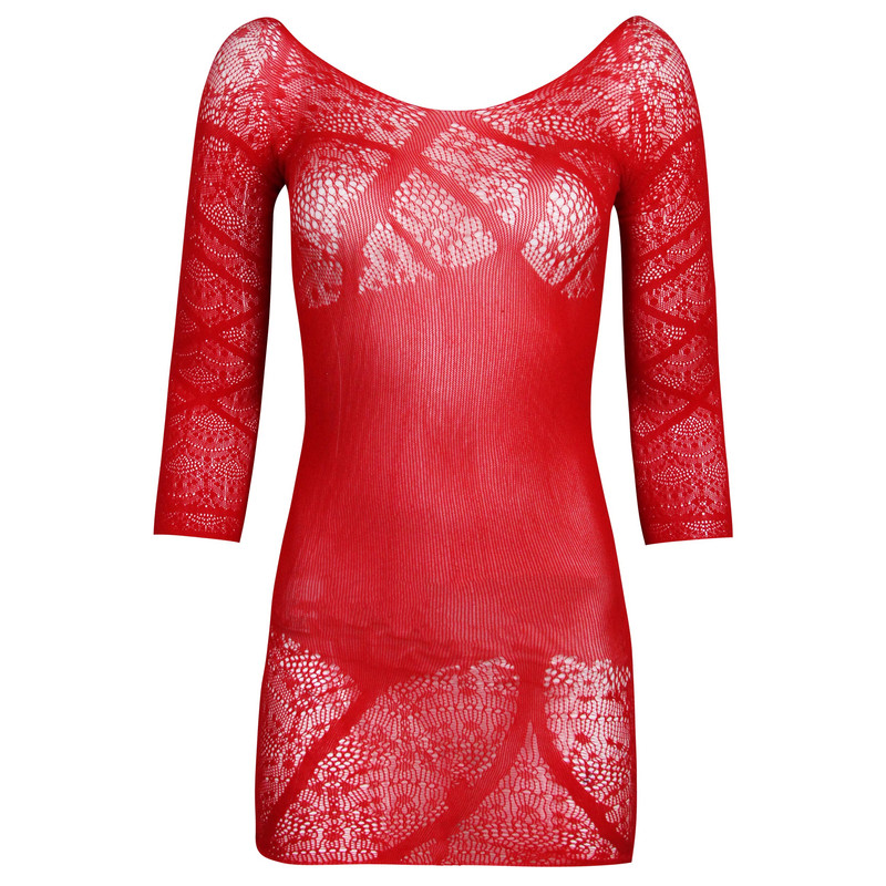 لباس خواب زنانه ماییلدا مدل فانتزی کد 4255-81501 رنگ قرمز