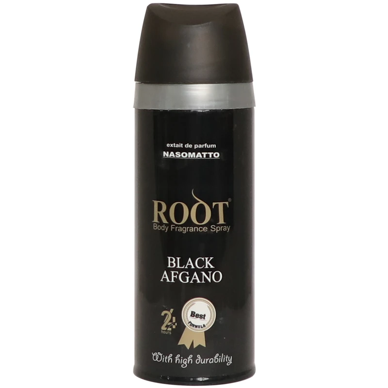 اسپری خوشبو کننده بدن مردانه روت مدل Black Afgano حجم 200 میلی لیتر