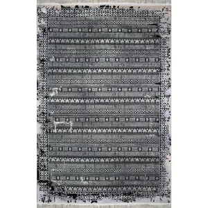 فرش ماشینی افرند طرح پتینه کد 6607