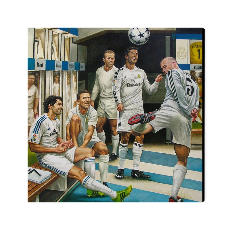 تابلو شاسی عرش مدل فانتزی فوتبالی رئال مادرید کد As5430
