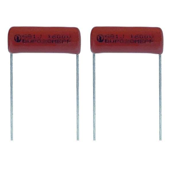 خازن 0.68 نانو فاراد 1600 ولت مدل TPC-6811600 بسته 2 عددی