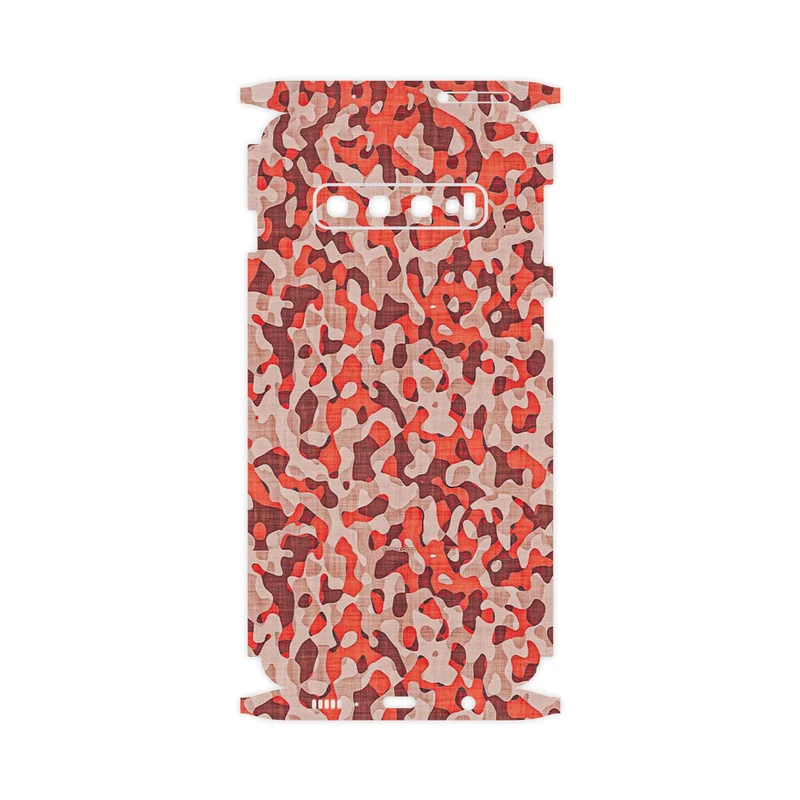 برچسب پوششی ماهوت مدل Red Infantry Army-FullSkin مناسب برای گوشی موبایل سامسونگ Galaxy S10