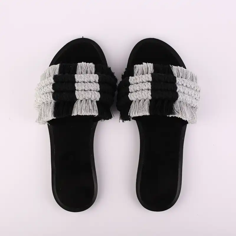 صندل زنانه مدل مکرومه سوگولی