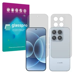 Glass Pro Matte screen protector borderless model suitable for Xiaomi 17 mobile phone along with the back protector