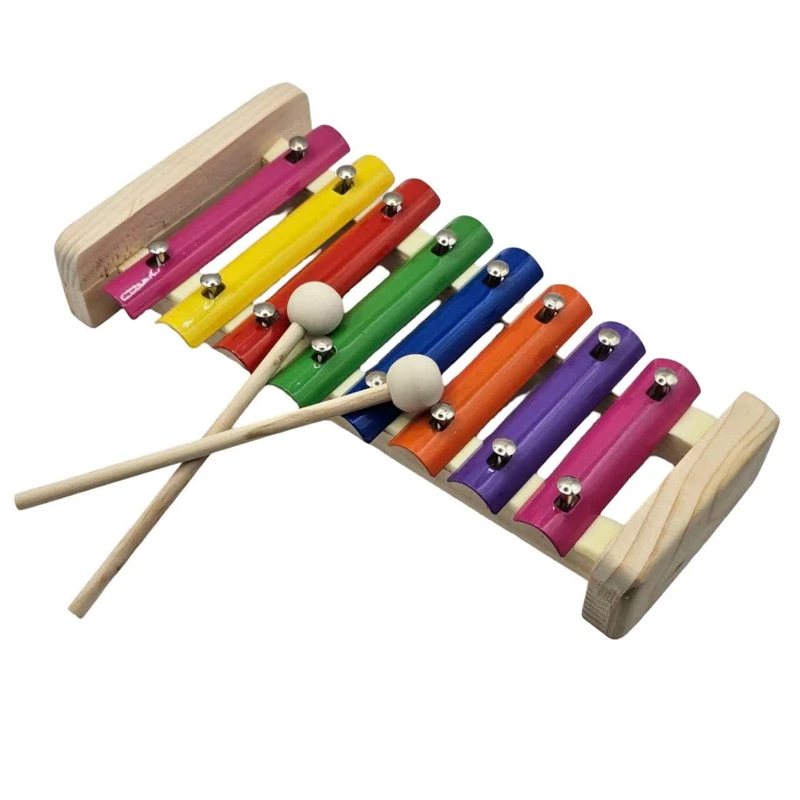 بازی آموزشی بلز ناب سل مدل چوبی 8 نت کد 8NOTES WHIT 2MALLETS