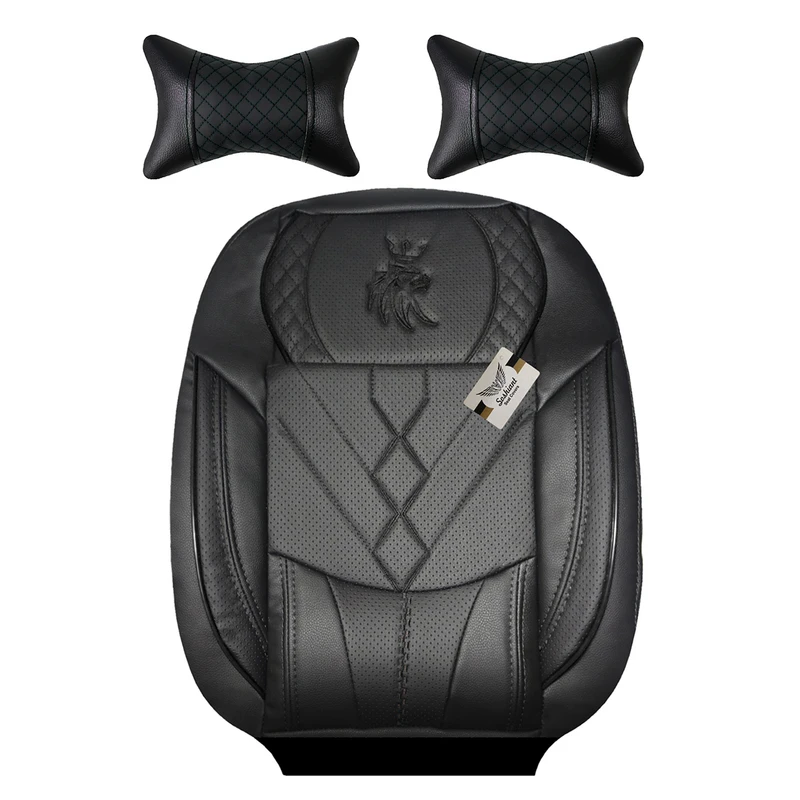 ست کامل روکش صندلی خودرو سوشیانت مدل VIP مناسب برای کوئیک و تیبا دو به همراه پشت گردنی