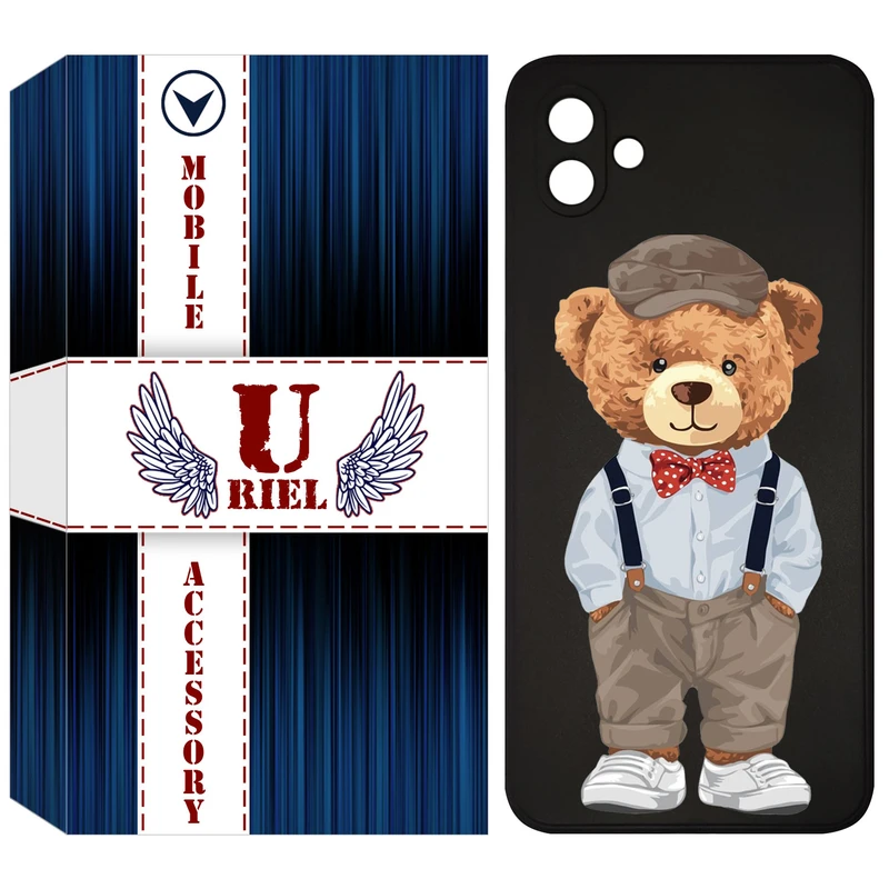 کاور یوریل مدل KSH کد 41 طرح تدی مناسب برای گوشی موبایل سامسونگ Galaxy A05