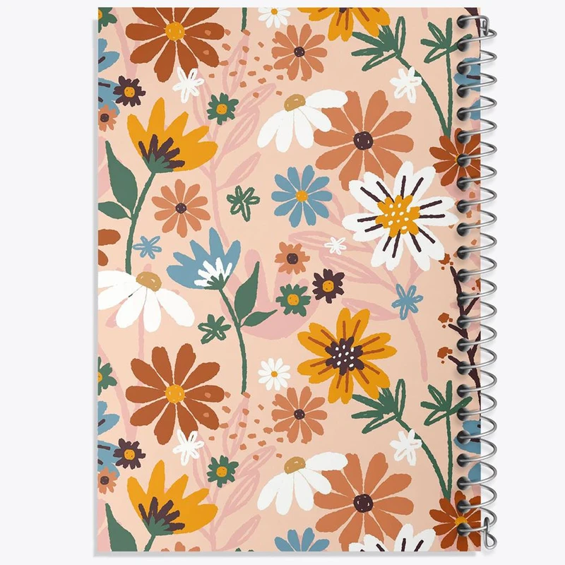 دفتر نت موسیقی 50 برگ خندالو مدل گل گلی کد 29039