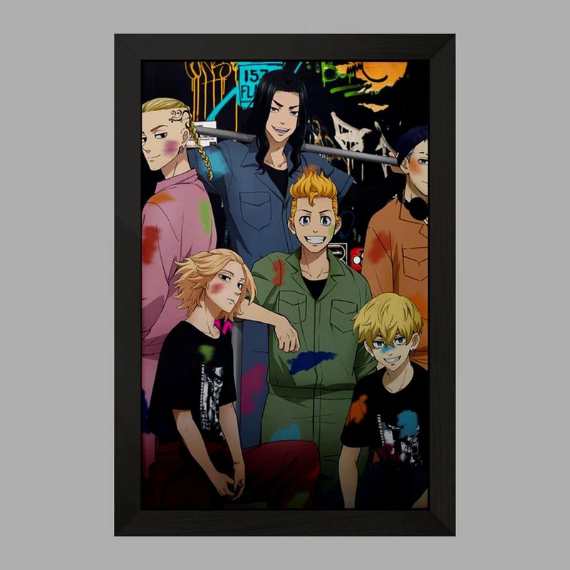 تابلو خندالو مدل تومان انیمه توکیو ریونجرز  کد 11136