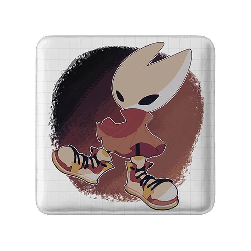 مگنت خندالو طرح بازی هالو نایت (Hollow Knight) مدل مربعی کد 32974