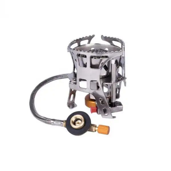 سرشعله سفری مدل شلنگ دار استوانه ای ضد باد T5