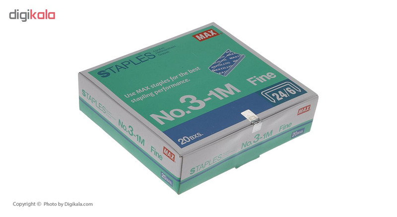 سوزن منگنه مکس سایز 24/6 بسته 20 عددی