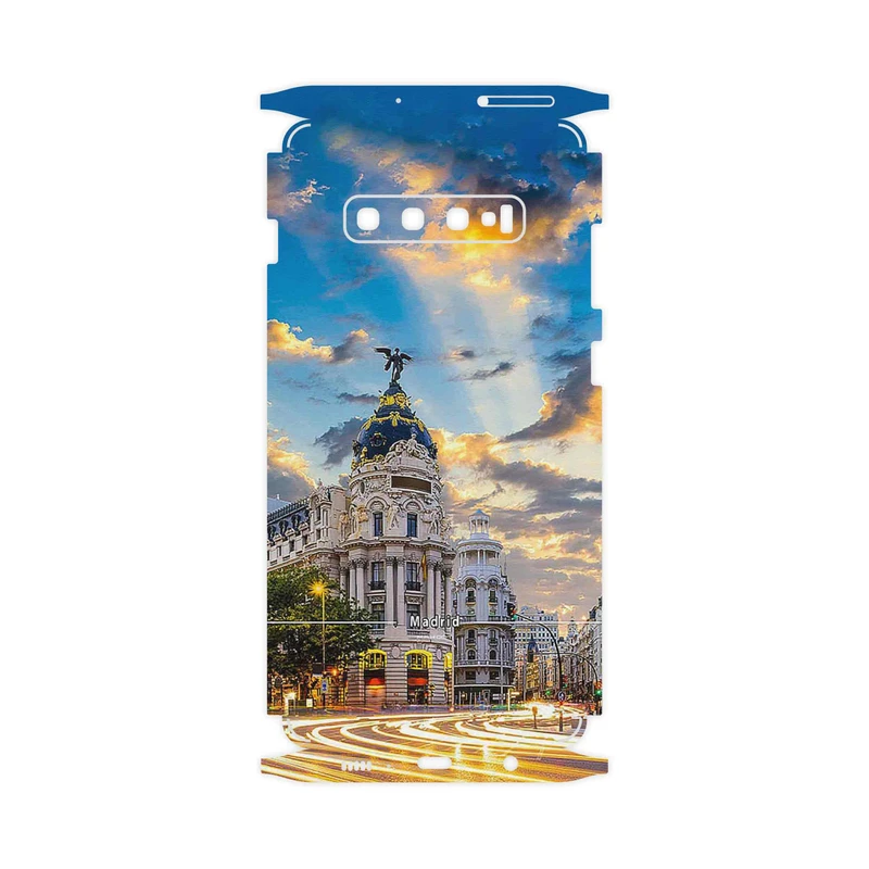 برچسب پوششی ماهوت مدل City of Madrid-FullSkin مناسب برای گوشی موبایل سامسونگ Galaxy S10 Plus