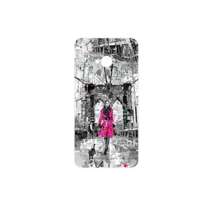 MAHOOT Collage of Catwalk Bridge Cover Sticker for HTC One