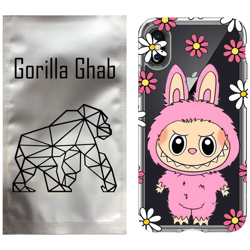 کاور گوریلا قاب مدل CLG کد 106 طرح Labubu مناسب برای گوشی موبایل اپل iPhone X / XS