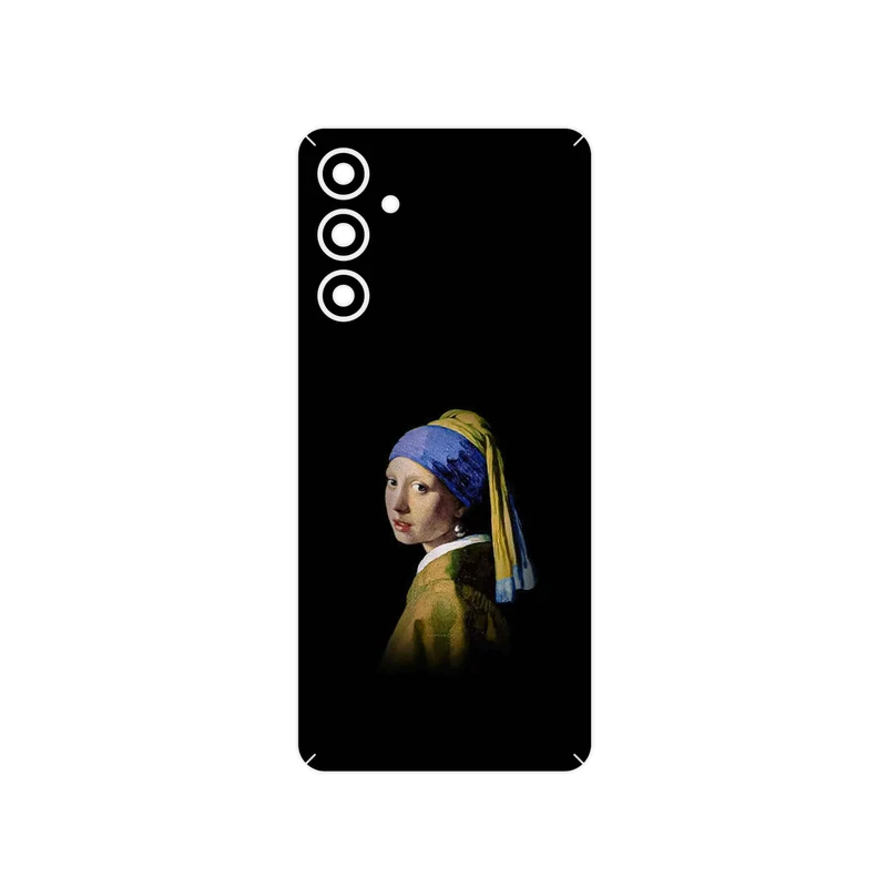 برچسب پوششی ماهوت مدل Girl with a Pearl Earring of Vermeer مناسب برای گوشی موبایل سامسونگ Galaxy F54