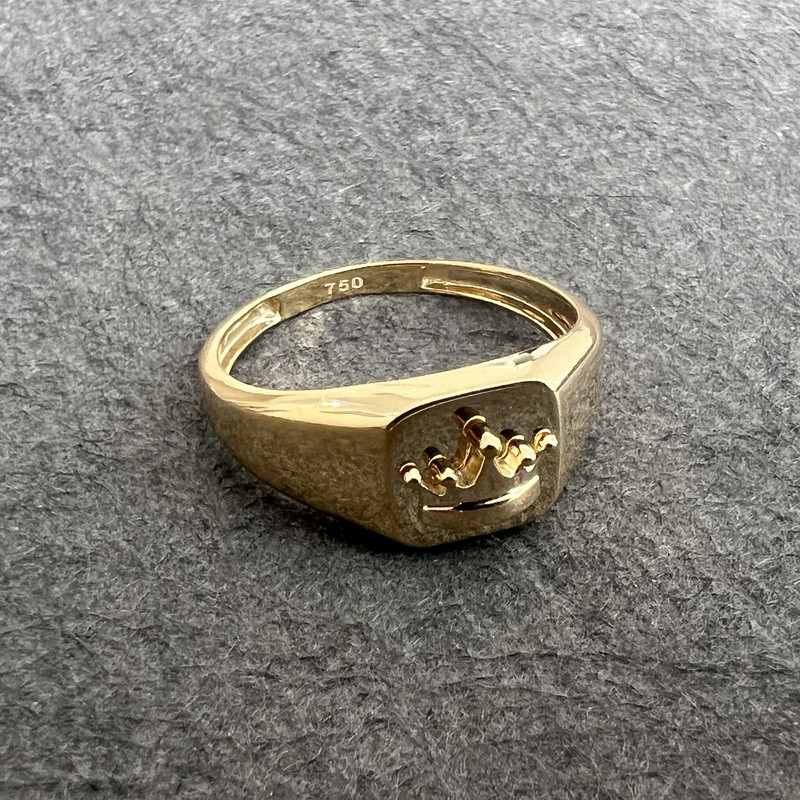 انگشتر طلا 18 عیار مردانه دوست خوب مدل dk234