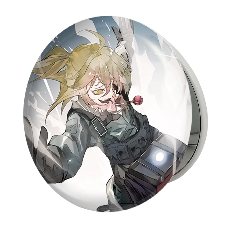 آینه جیبی خندالو طرح تانیا انیمه یوجو سنکی مدل تاشو کد 34679