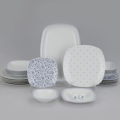 نقد و بررسی سرویس غذاخوری 27 پارچه 6 نفر چینی زرین ایران مدل کواترو ورنیکا درجه عالی توسط خریداران