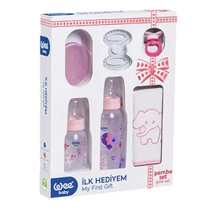 پک شیشه شیر وی مدل First Gift بسته 6 عددی