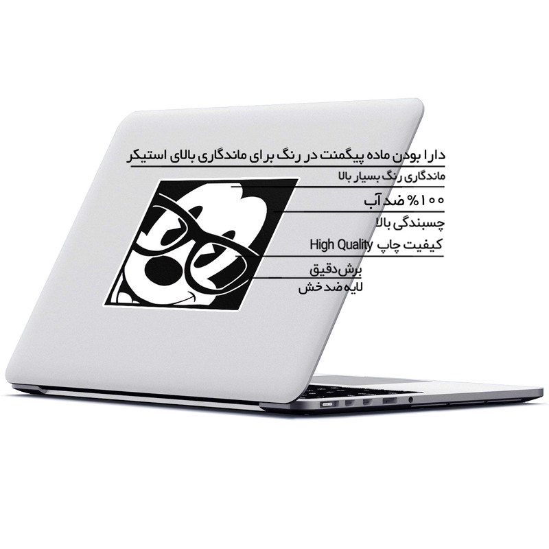 استیکر لپ تاپ ماسا دیزاین طرح میکی مدل STK991