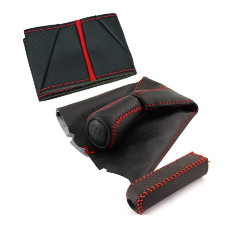 روکش فرمان مدل S7777 به همراه گردگیر دنده و گردگیر ترمز دستی