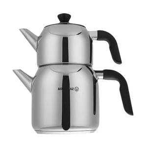 Korkmaz Kappa A078 Teapot And Kettle Set