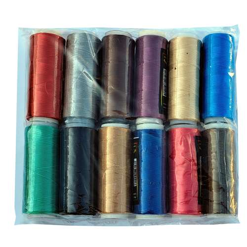 نخ خیاطی مدل طاووس mini3 بسته 12 عددی