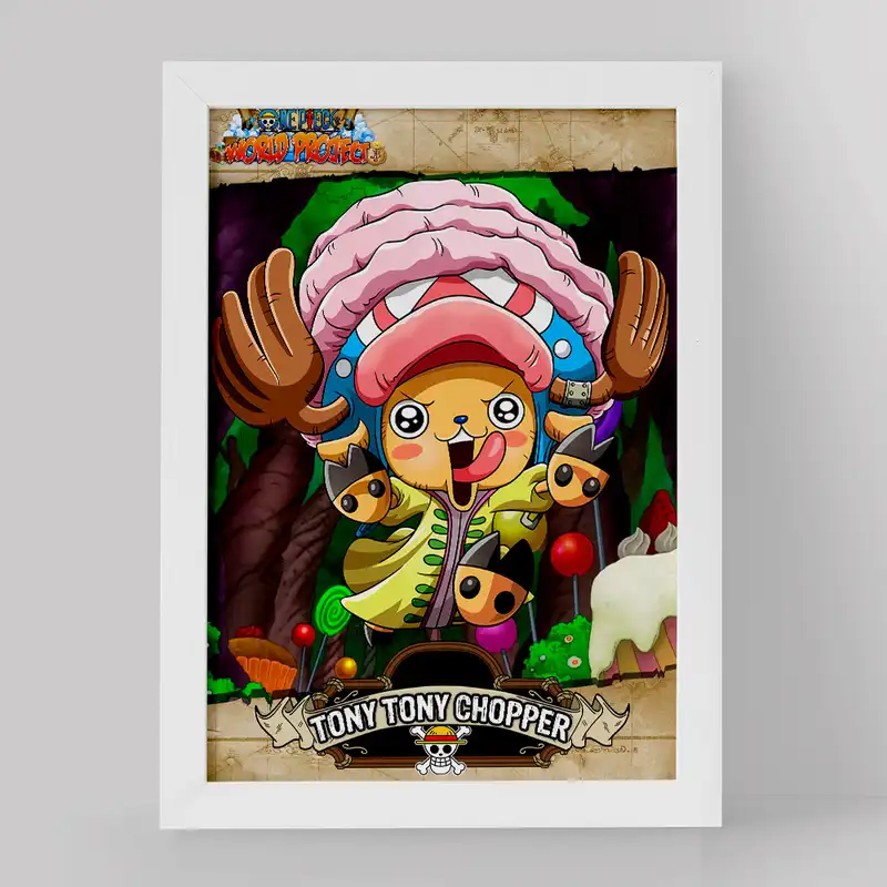 تابلو خندالو مدل تونی تونی چاپر انیمه وان پیس One Piece کد 17264