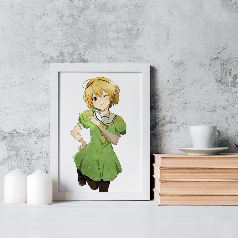 تابلو خندالو مدل هانیو انیمه هیگوراشی وقتی اشک می ریزد کد 18118